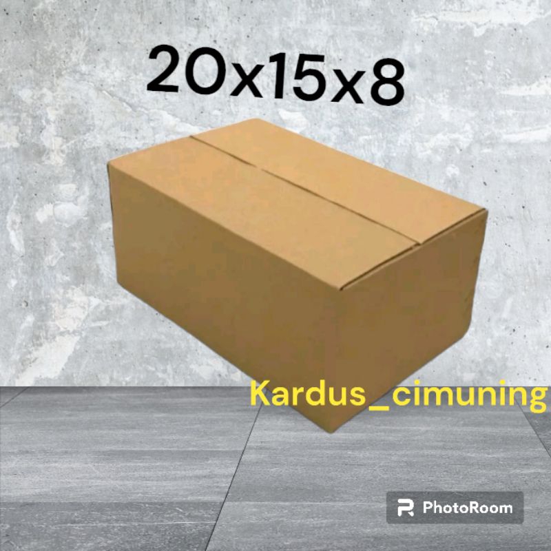 

kardus box packing 20x15x8