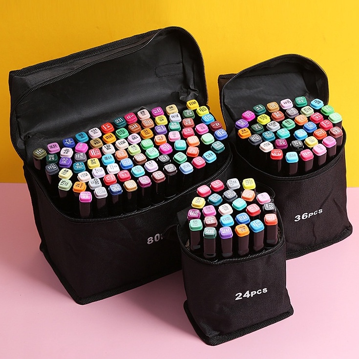 

Terbaru.. WD TouchFive 24/36/48/60/80 Warna Sketsa Spidol Umum General Marker Set Animation Markers / Twin Market Set Spidol 79G