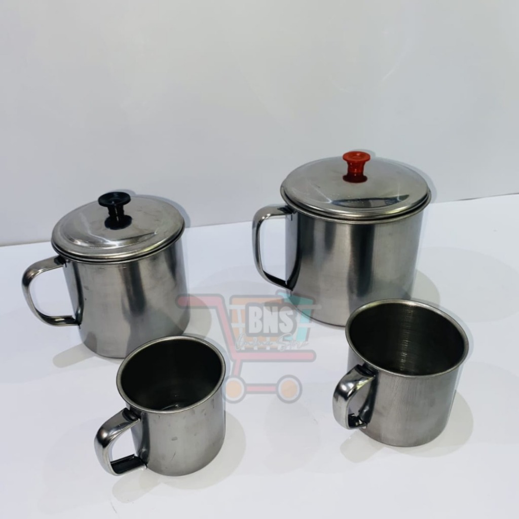 GELAS MUG STAINLESS/GELAS KOPI