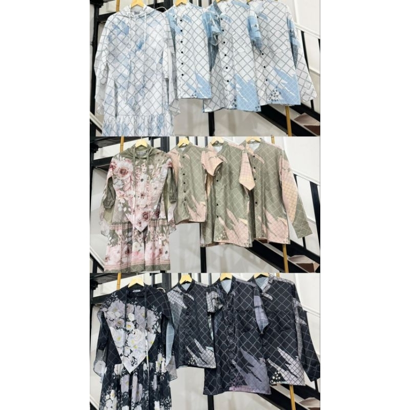 PO ZIFANA 1-3 KOKO DAD DAN KID SARIMBIT COUPLE FAMILY SET BY HALIZA SYARI