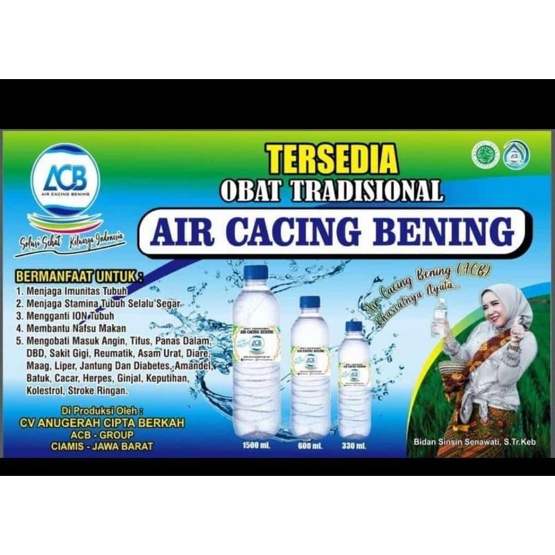 

ACB Air Cacing Bening "Solusi Sehat Tanpa Obat" 600ml