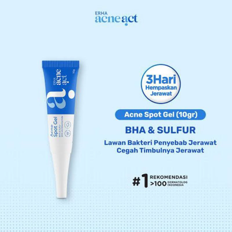 Erha Acneact Acne Spot Gel 10g - Obat Gel Totol Jerawat