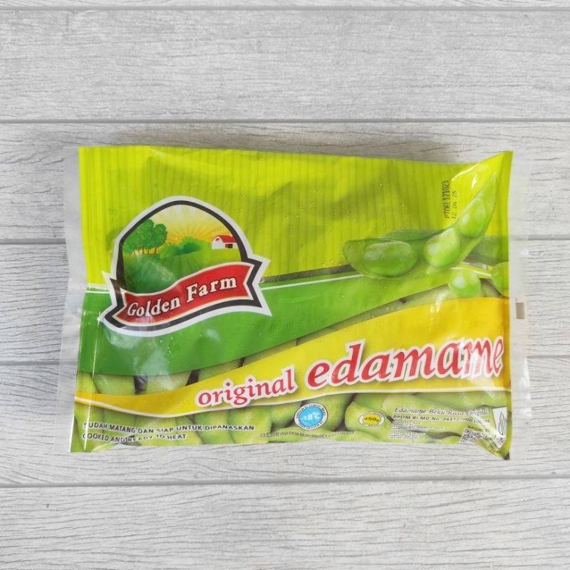 

Golden Farm Frozen Original Edamame Beku 450g Vegetarian Vegan