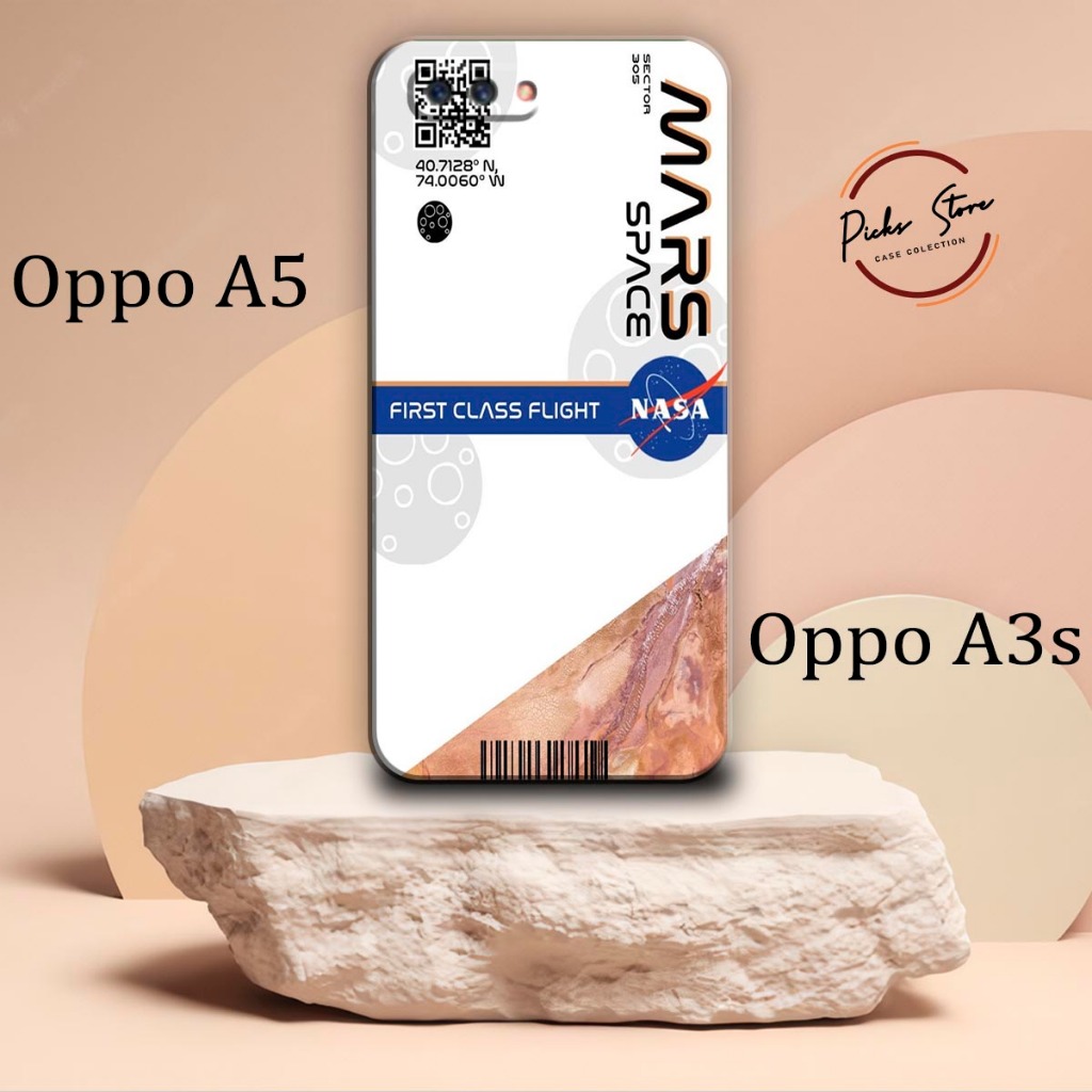 Casing Hp Oppo A5/A3S - [Model Nasa] - Case Hp Oppo A5/A3S - PICKS STORE - Softcase - Kesing Hp - Ca