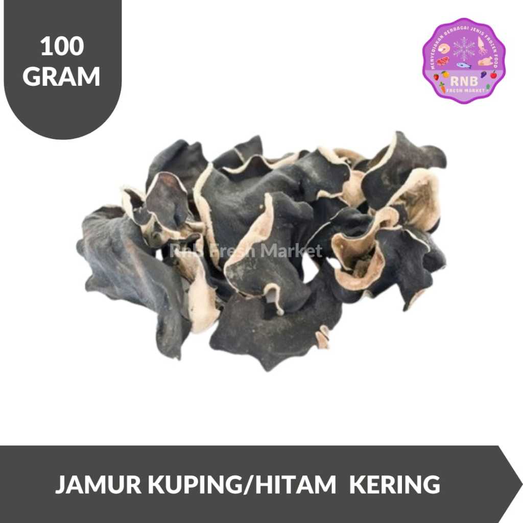 

Jamur Kuping/Hitam Kering 100gr