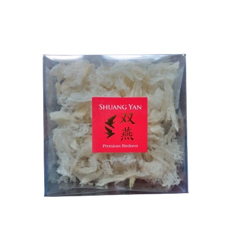 

[✂V26/] SHUANG YAN - Sarang Burung Walet Kering - Shuang Yan - Patahan Kecil / Hancuran Besar - 1 Gram [164]