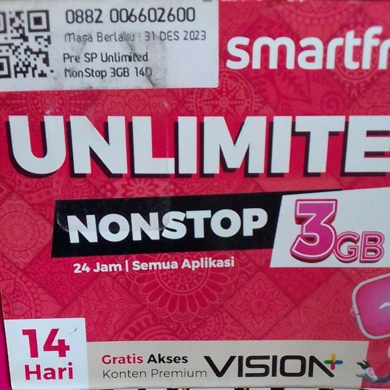 Smartfren cantik kuotanya 3GB