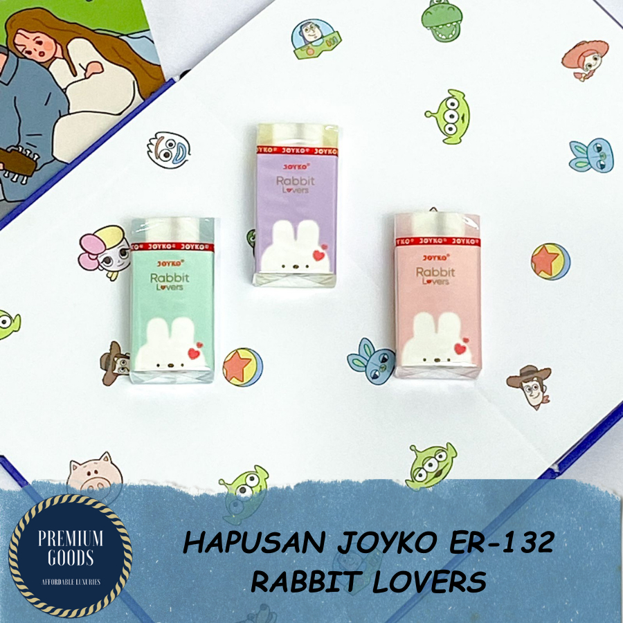 

ER-132 RABBIT LOVERS KARET PENGHAPUS SETIP HAPUSAN JOYKO LUCU UNIK 100% ORIGINAL PERLENGKAPAN ALAT TULIS SEKOLAH KANTOR TERBARU