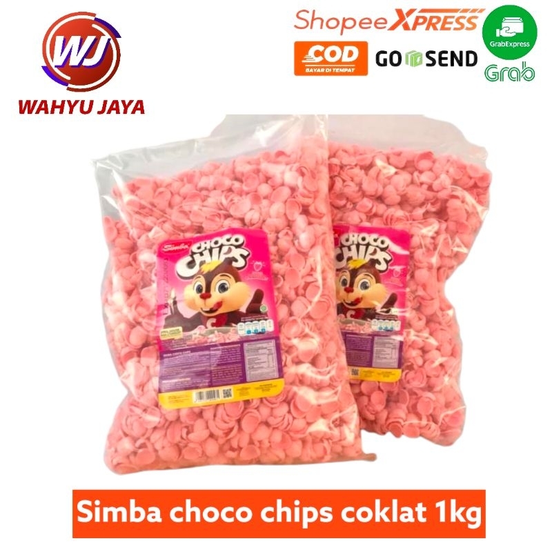 

Simba choco chips strawberry 1 kg