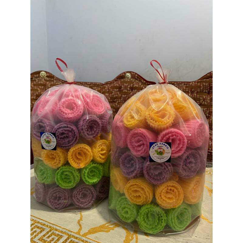 

(COD) Opak gambir, opak gambir warna warni (make by order)