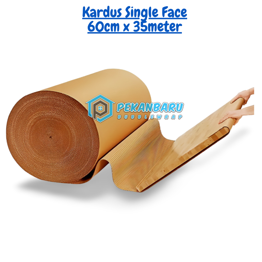 

Single Face / Kardus Gulungan / Corrugated Wrap Roll - B Flute | Grab / Gojek