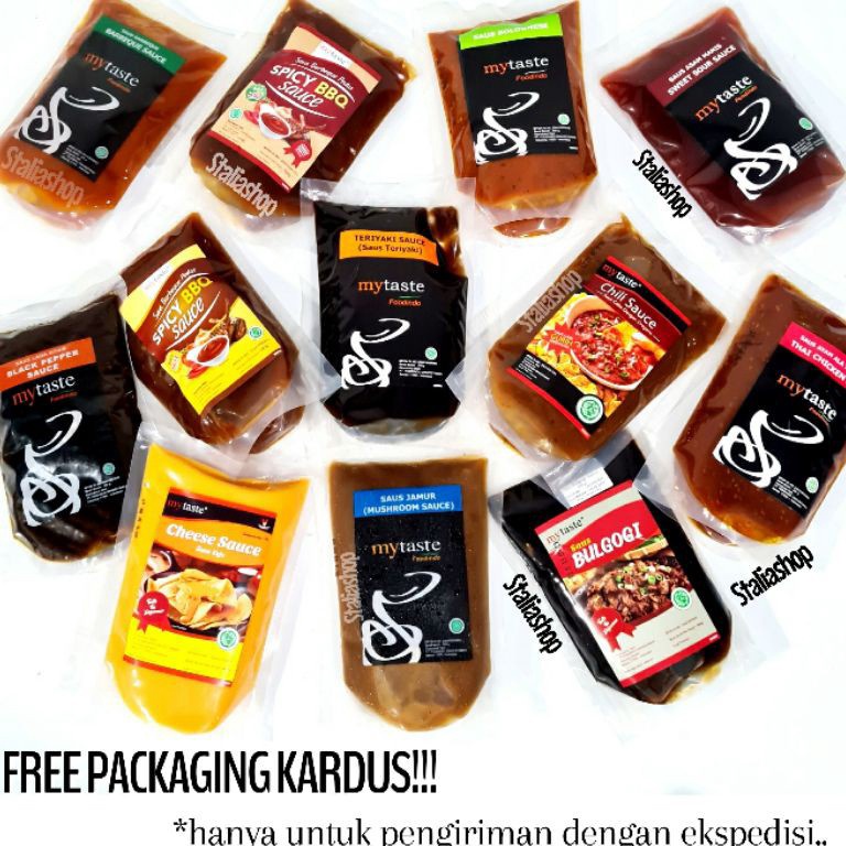 

[✎Q1@] My Taste Saus Barbeque Blackpepper Teriyaki Bolognese Sauce 500gr [196]