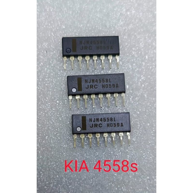IC REGULATOR KIA 4558 S ASLI ORIGINAL IC REGULATOR KIA 4558 S KUALITAS BAIK KIA4558S