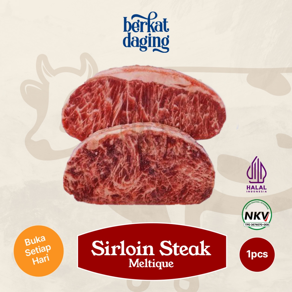 

Daging Steak Sirloin / Beef Gyukatsu - Meltique Beff Sapi - BERKAT DAGING