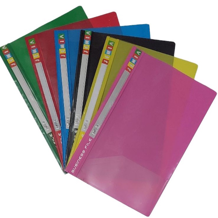 [KODE WLQZT] Map Plastik Bisnis File Kantong Folio Grosir 12 Pcs