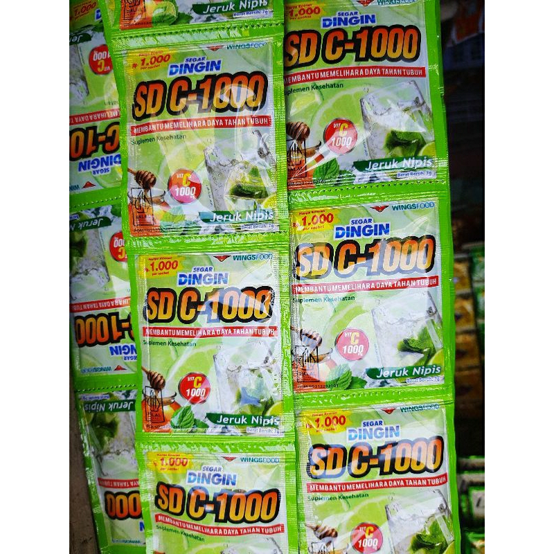 

(12 SACHET) SEGAR DINGIN SD C1000 RASA JERUK NIPIS