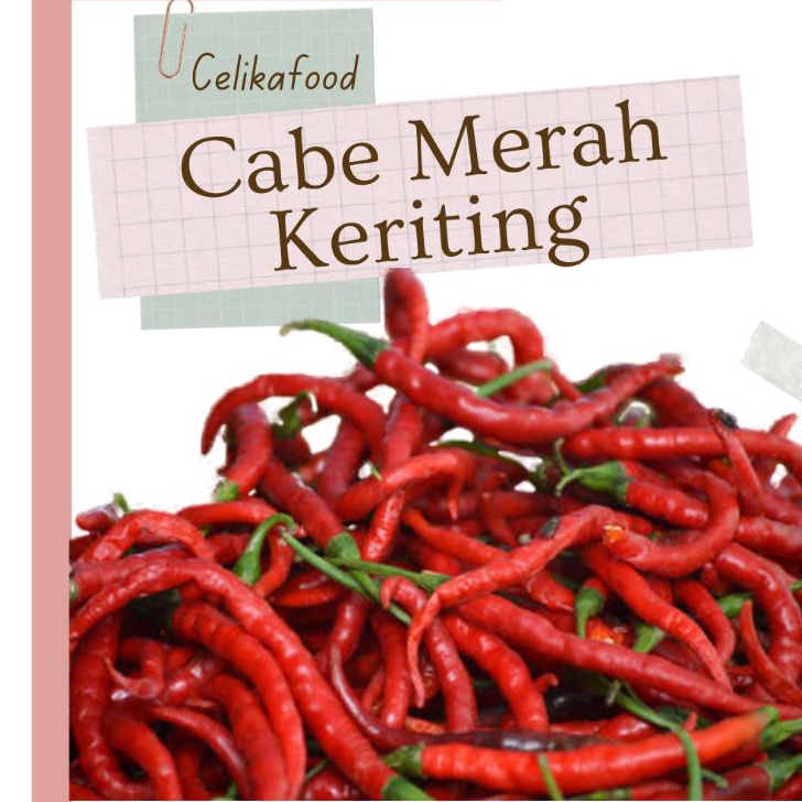 

[KODE TLWIU] Cabe Merah Keriting 100 gr / Cabai / Bumbu Masakan / Rempah