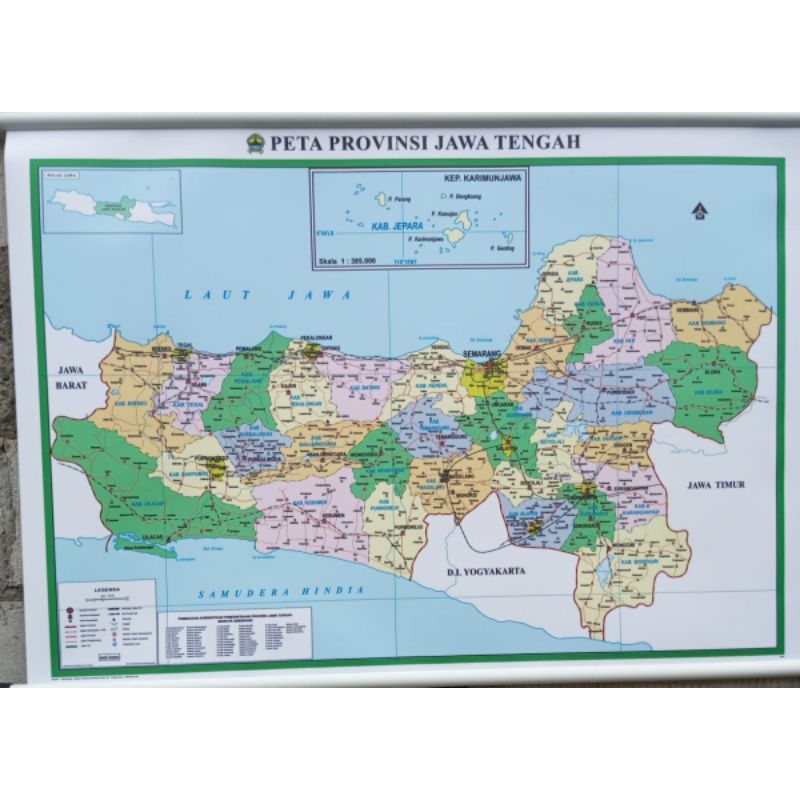 

peta provinsi jawa tengah bingkai