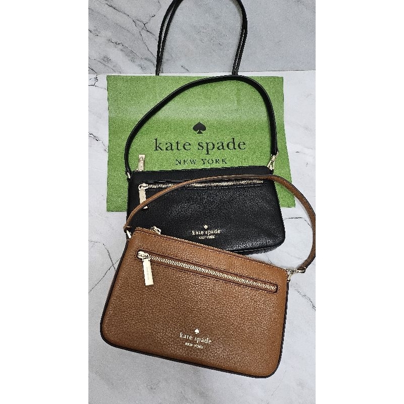 Kate Spade Sling Bag authentic  katespade wristlet kate spade small bag leather brown black original