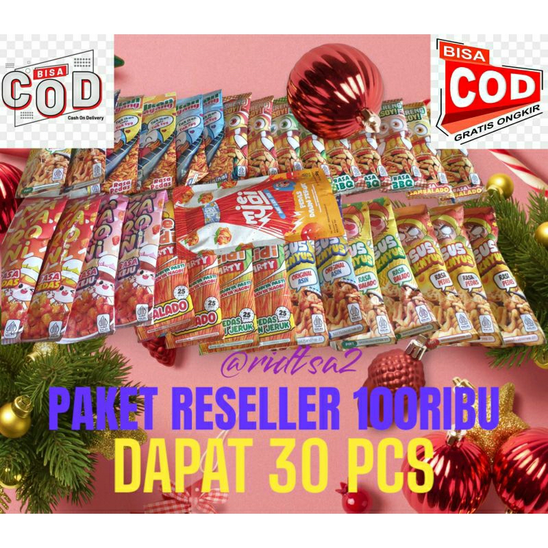 

Paket Reseller CMI 100ribu dapat 30pcs enak gurih renyah dan halal 25gr/pcs