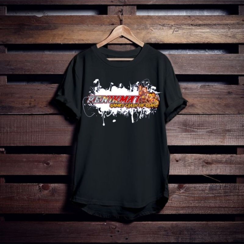 Kaos Distro Pria Penikmat Games CLASH OF CLANS