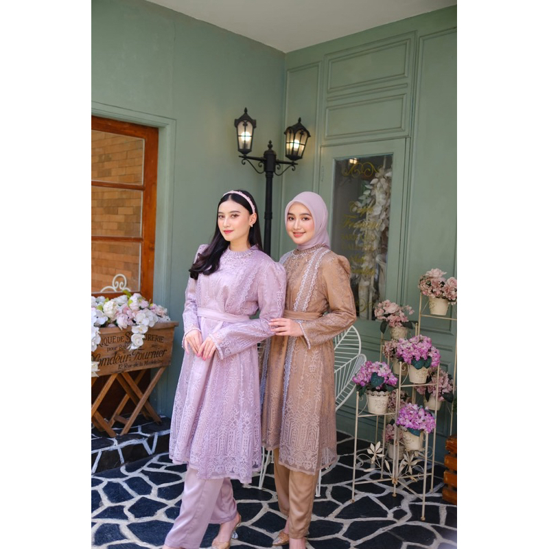 AYYARA SETELAN CELANA/ KEBAYA MODERN/ BAJU PESTA TERBARU/ KEBAYA KEKINIAN