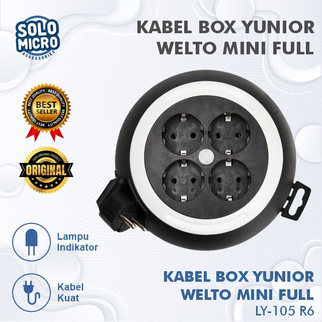 Stop Kontak Roll 6Meter 4 Colokan Merk Royal SNI Original