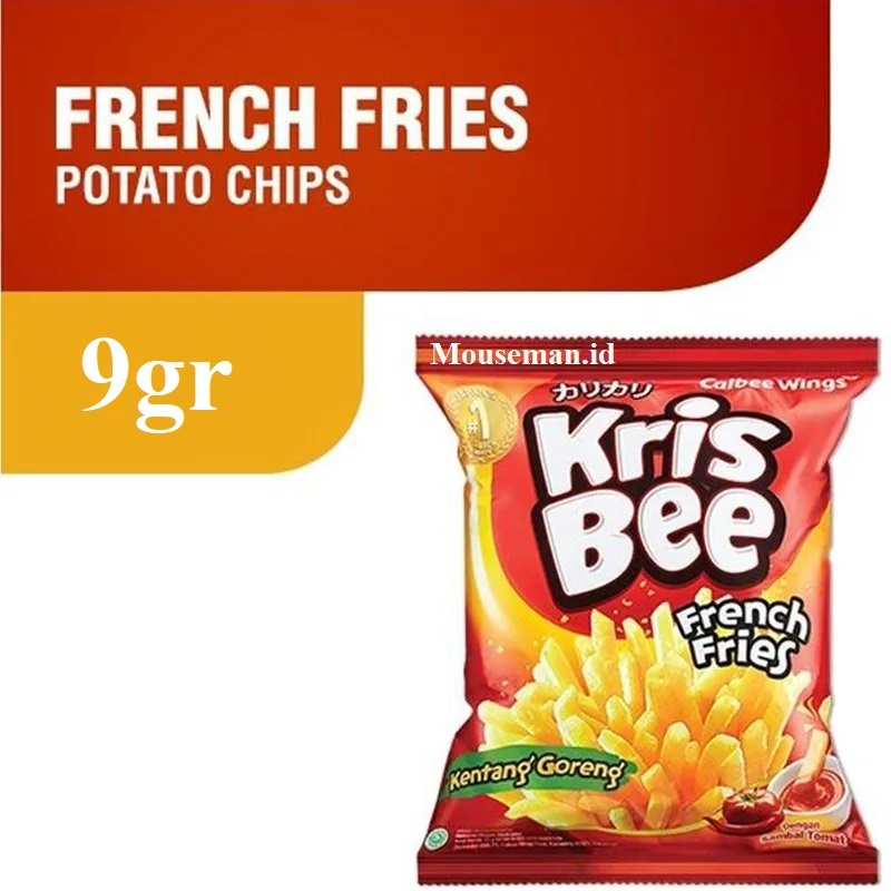 

Kris Bee French Fries Kentang Goreng KRISBEE dengan Sambal Tomat 9gr