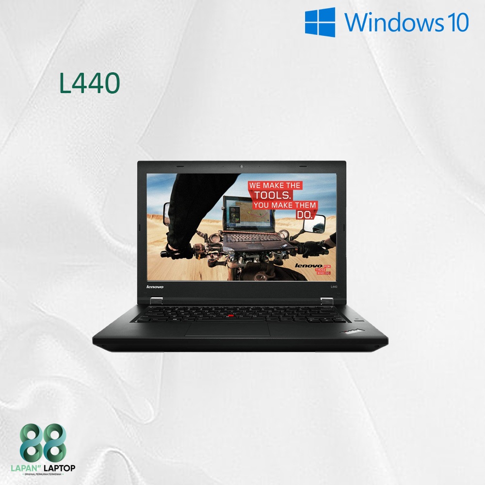 Laptop Lenovo L440 IntelCore i3 GEN 4 BestGrade SECOND BERGARANSI MULUS 90-95%