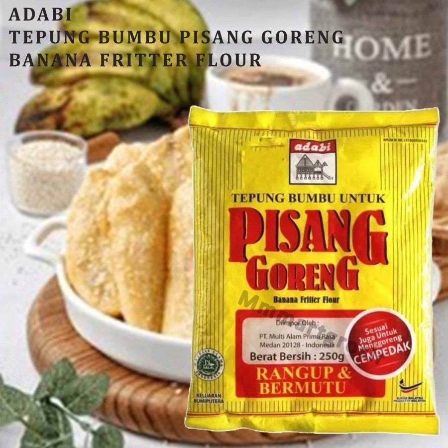 

Adabi / Tepung Bumbu Pisang Goreng / Banana Fritter Flour / 250gr