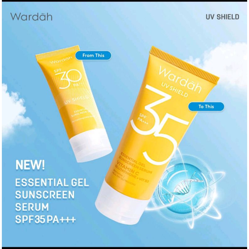 WARDAH uv shield spf 35/sunscreen
