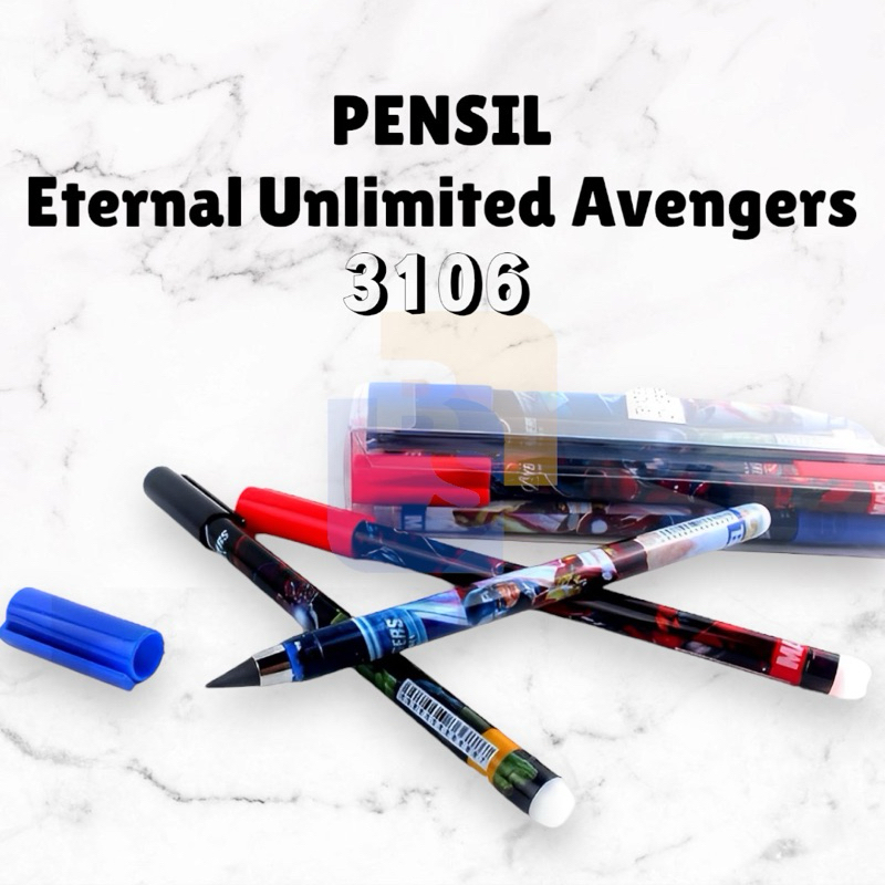 

1 Pcs - Pensil Eternal AVENGERS 3106 / Pensil Abadi Tanpa Diraut