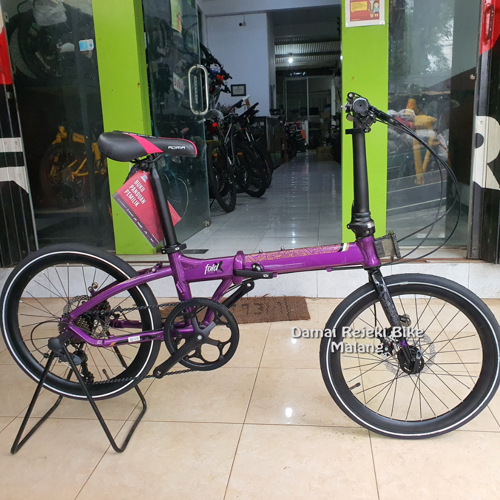 Folding Bike - Sepeda Lipat 20 inch FoldX Nine 8 speed alloy