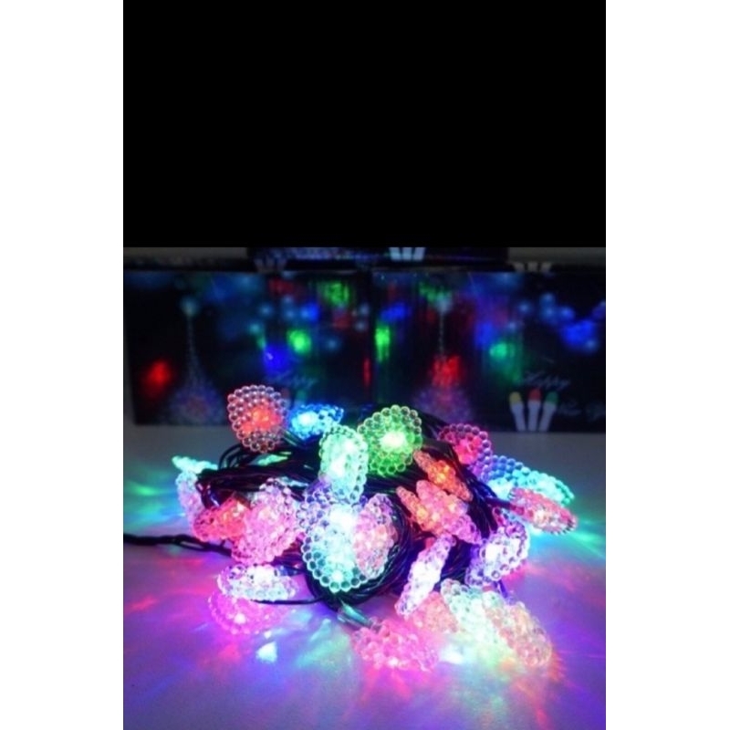 Lampu Natal Lampu Hias Natal Model LOVE + Musik