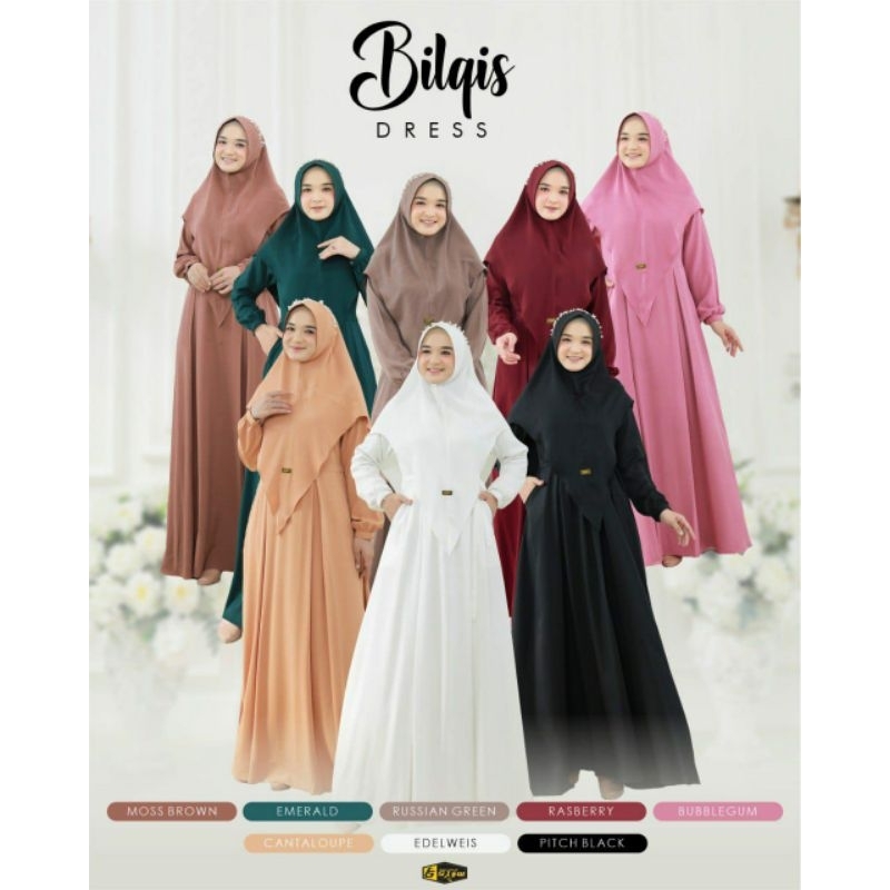 GAMIS BILQIS BY GLOW GAMIS MURAH CANTIK