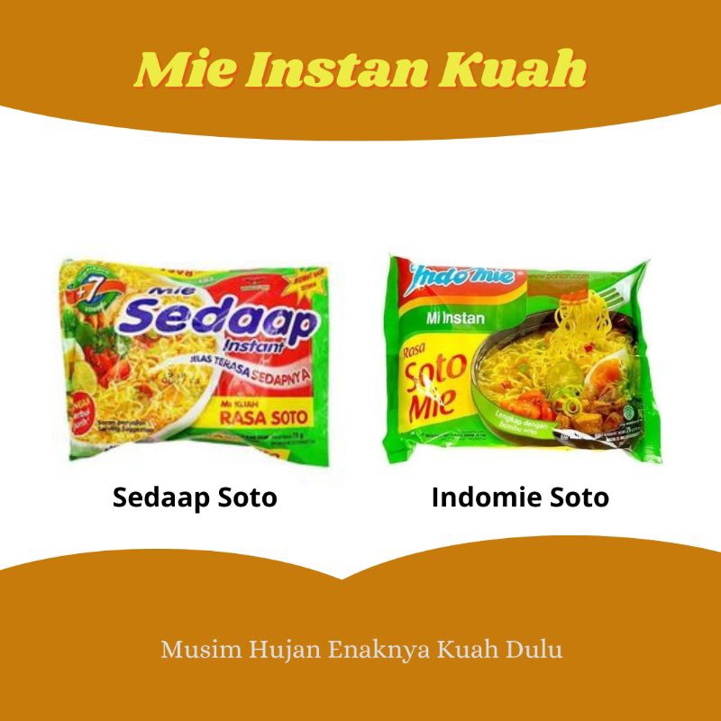 

Mie Kuah Rasa Soto Terenak