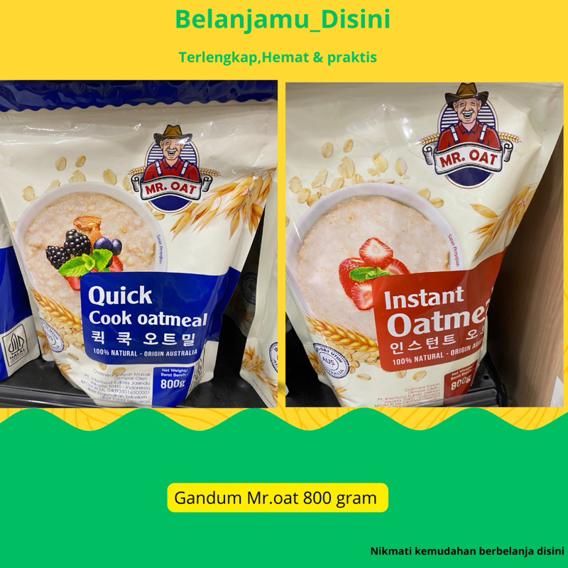 

Mr. oat oatmeal 800 gram