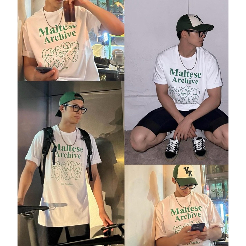 WAIKEI - MALTESE ARCHIVE TEE MINGYU SEVENTEEN BAJU PRIA WANITA ALA KOREA