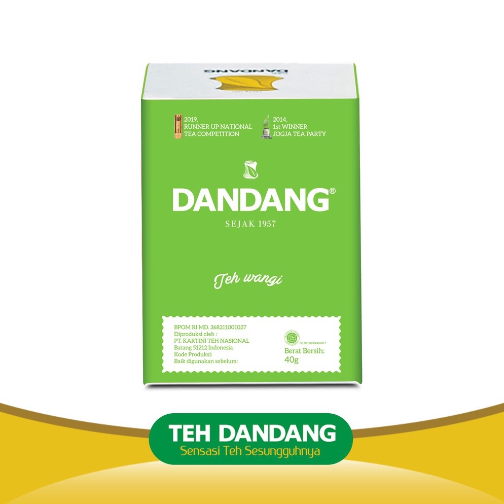 

[❇O3\] Teh Dandang Hijau 40gr [1 slop isi 10 pcs] [58]