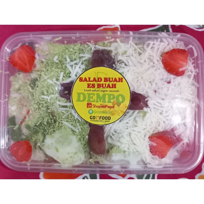 

Salad Buah greantea keju 500ml