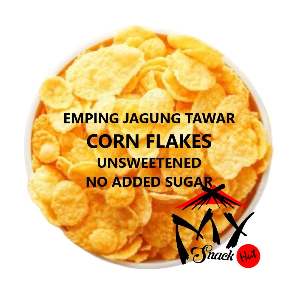

CORN FLAKE 100GR CORN FLAKES EMPING JAGUNG TAWAR UNSWEETENED CORNFLAKES TANPA GULA TIDAK MANIS GEPENG