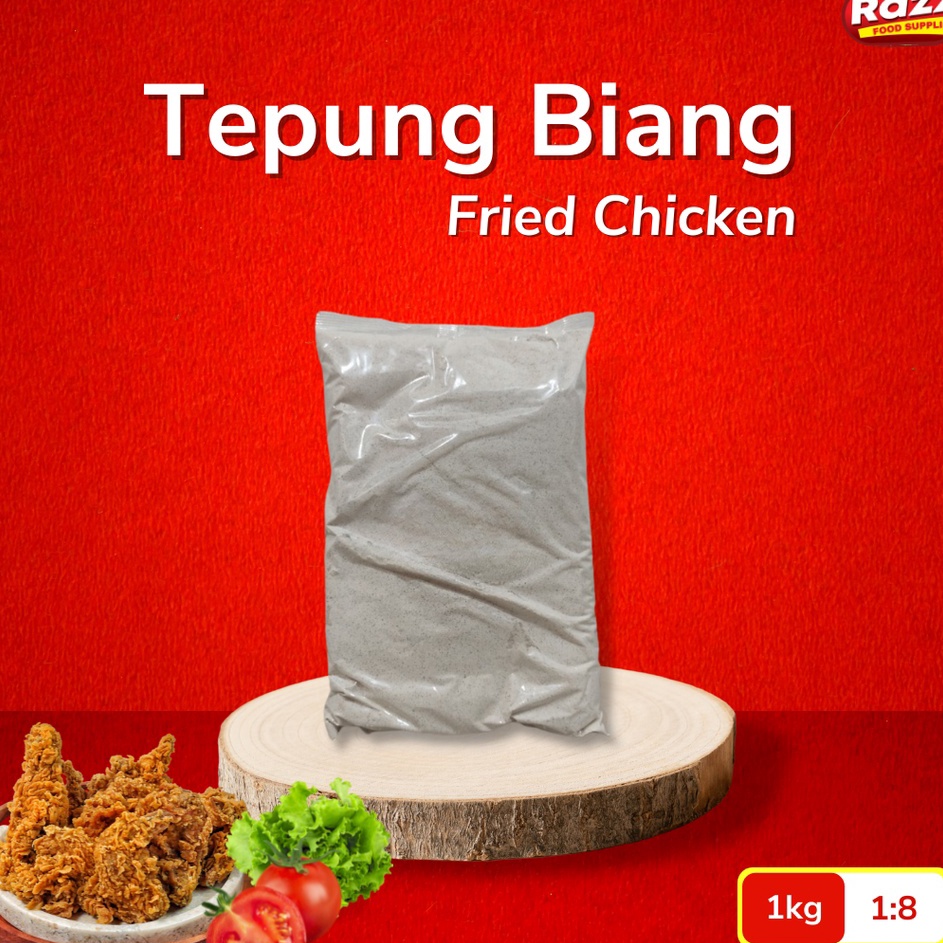 

Ready Tepung Biang PREMIUM Fried Chicken 1kg 1:8 I70