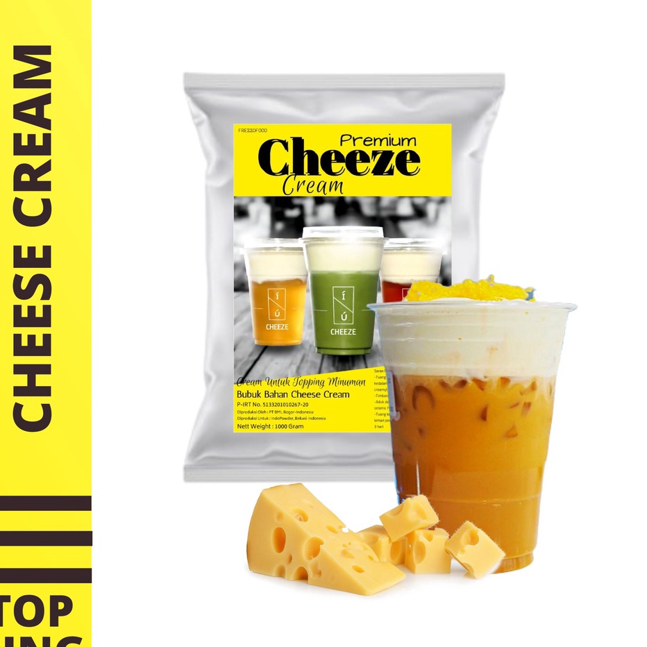 

Harga Termurah Premium CREAM CHEESE Topping 1Kg - Bubuk Cheese Foam 1Kg #Sale