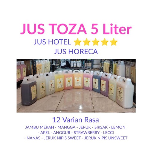 

Paling Popular Jus TOZA 5 Liter Aneka Rasa Terlaris