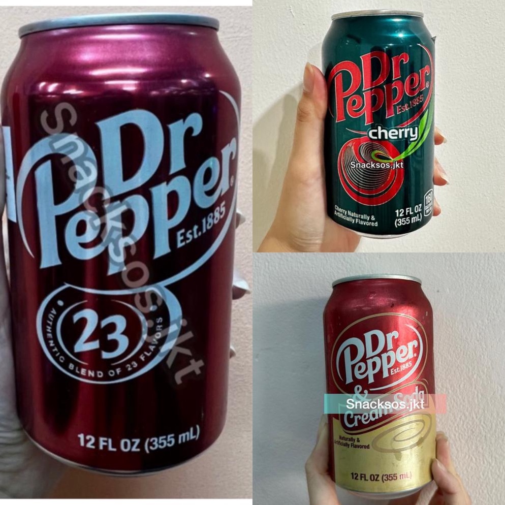 

3l Baru DR PEPPER ORIGINAL / CHERRY / CREAM SODA BLEND OF 23 FLAVORS COCA COLA [44]