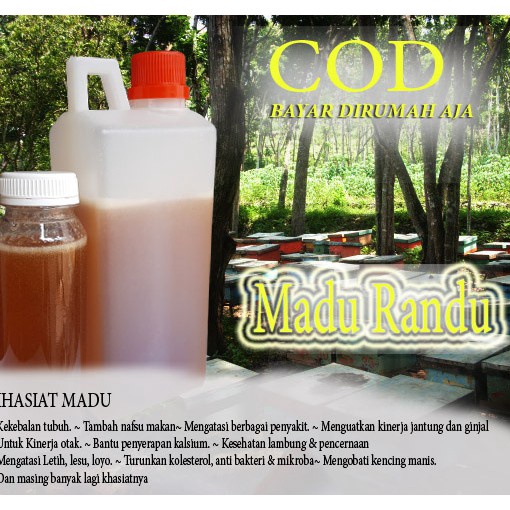 

[KODE WMTDF] Madu Randu Asli - 100% Madu Murni Asli 1kg