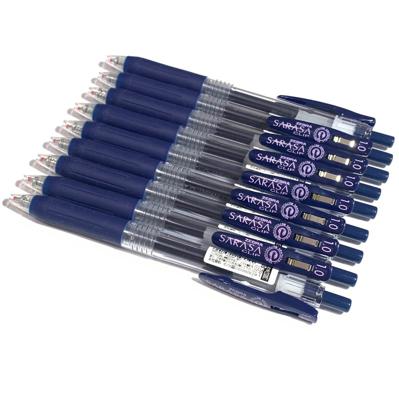 

[BLUE BLACK] Ballpoint Pulpen Gel Zebra Sarasa Clip Japan