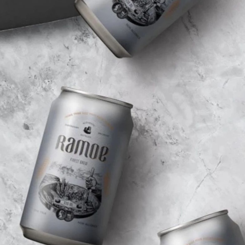

[☝F80/] Ramoe Non Alcohol Finest Brew Premium Malt Minuman Kaleng 330 ml [286]