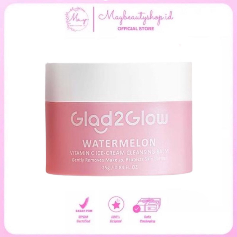 Glad2Glow Watermelon Cleansing Balm
