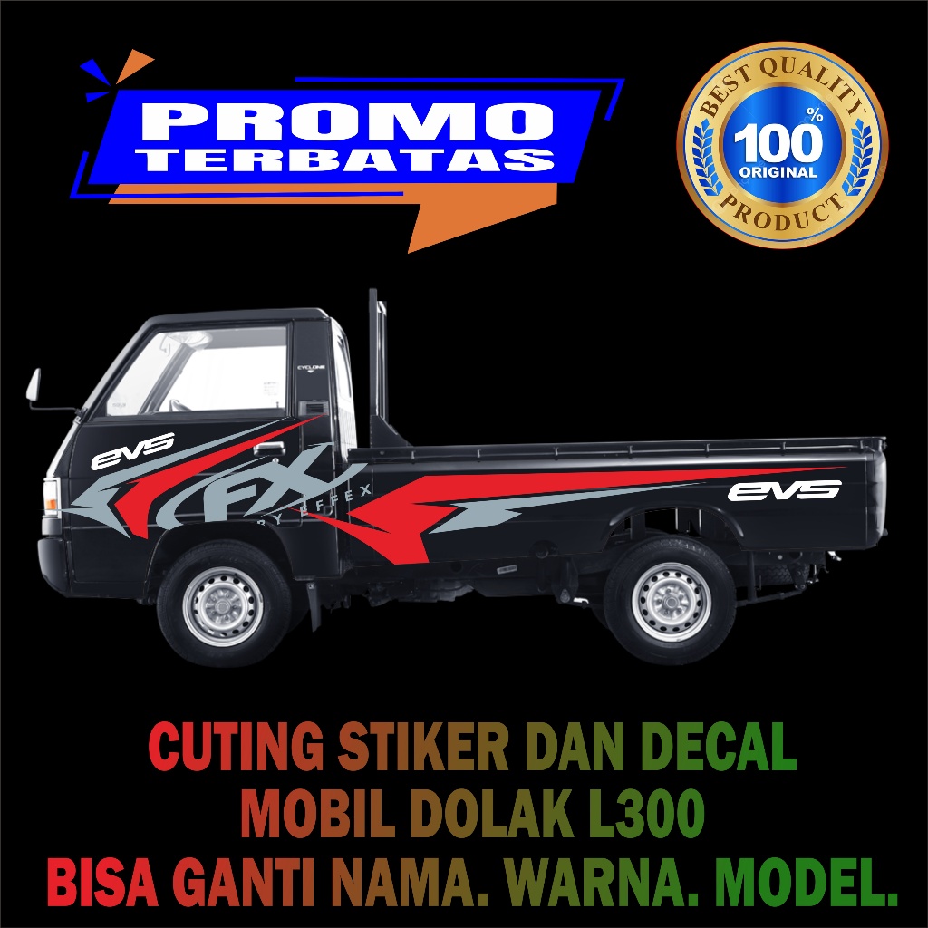 stiker l300 variasi samping